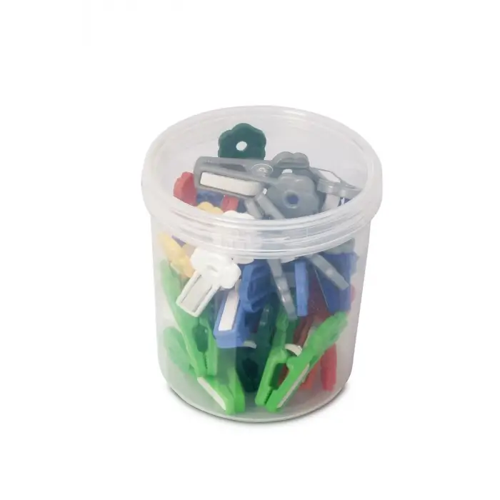 Plastik Mandal Desenli 24 Adet