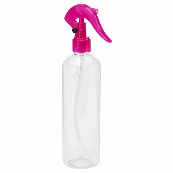 Plastik Sprey Şişesi, Boş, Şeffaf (Mor)