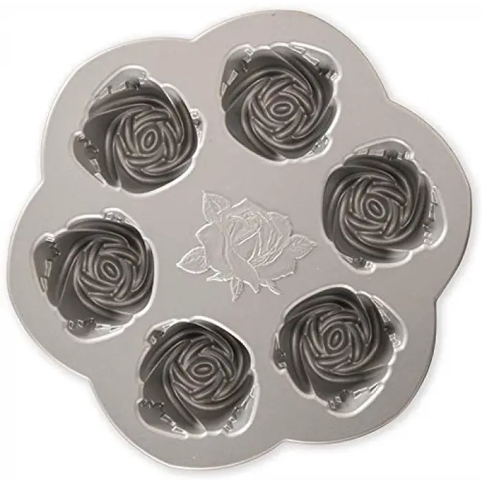 Platinum Rosebud Baking Pan