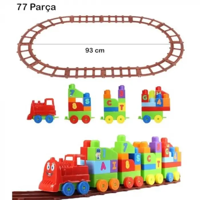 PLAYBLOX TRAIN SETİ 77 PARÇA