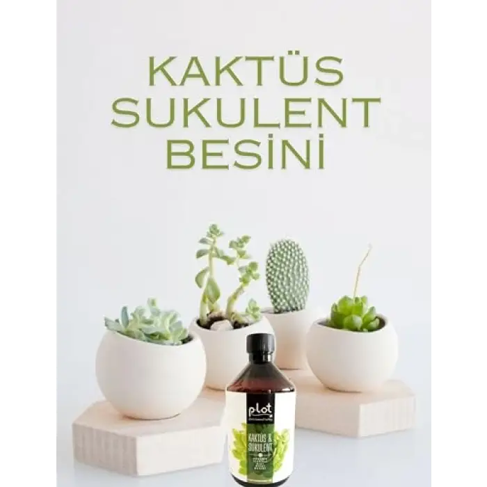 Plot Kaktüs Sukulent Organik İçerikli Bitki Besini 500 ml