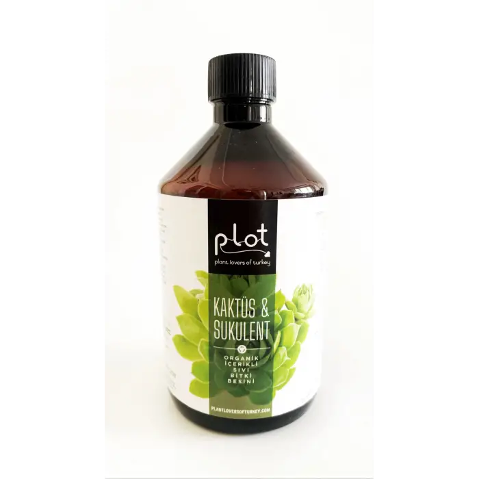 Plot Kaktüs Sukulent Organik İçerikli Bitki Besini 500 ml