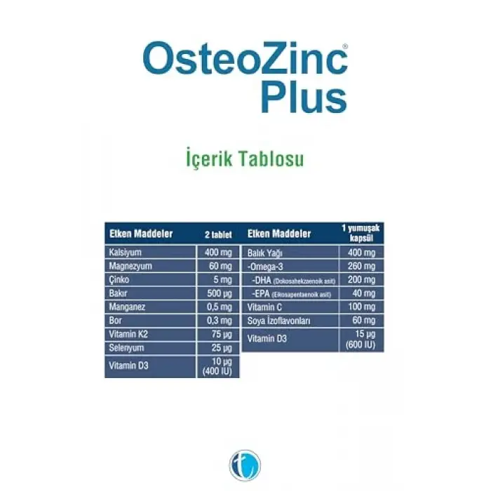 Plus 30 Kapsül ve 60 Tablet