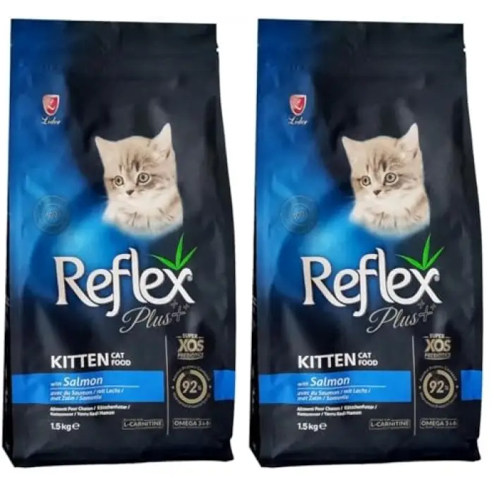 Plus Kitten Salmon 1,5 KG (2 paketi)