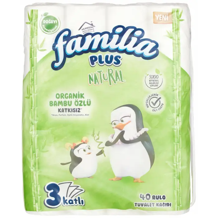 Plus Natural 40lı Paket Tuvalet Kağıdı