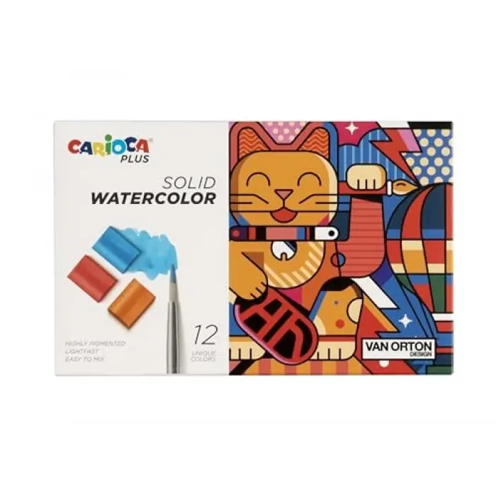 Plus Tablet Sulu Boya 12Li (Fırçali)