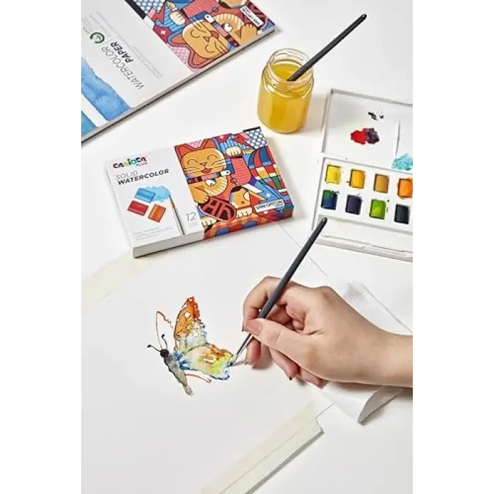 Plus Tablet Sulu Boya 12Li (Fırçali)