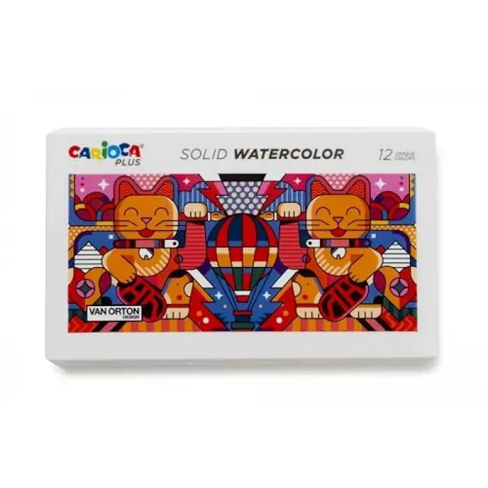 Plus Tablet Sulu Boya 12Li (Fırçali)