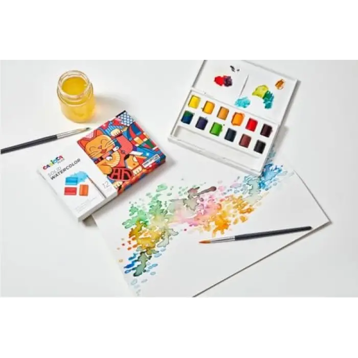 Plus Tablet Sulu Boya 12Li (Fırçali)