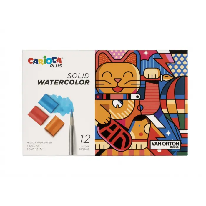 Plus Tablet Sulu Boya 12Li (Fırçali)