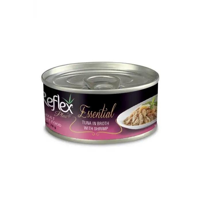 Plus Ton Balik Karides Kedi Konserve 70Gr