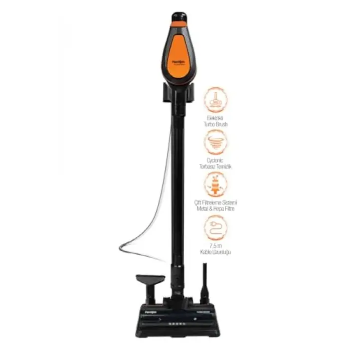 Pluto P 6000 Cyclone Dikey Elektrikli Süpürge Siyah, p6000cyclone SİYAH