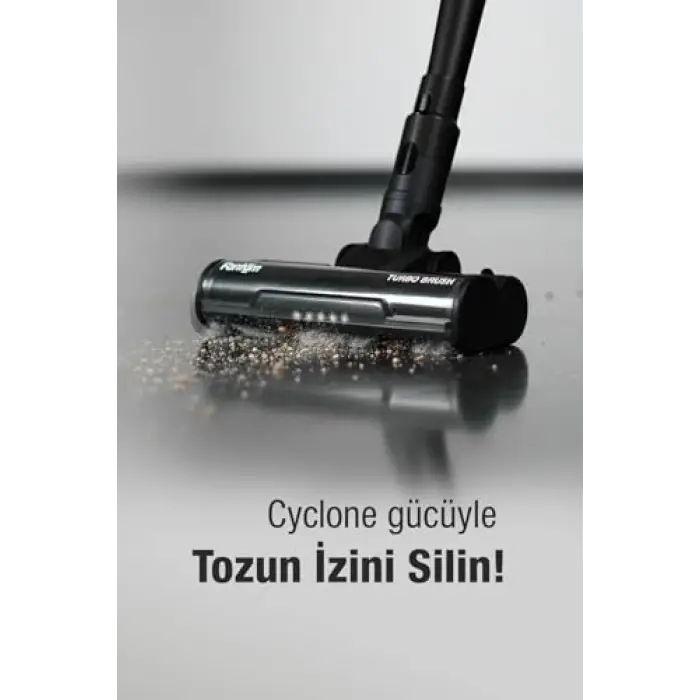 Pluto P 6000 Cyclone Dikey Elektrikli Süpürge Siyah, p6000cyclone SİYAH