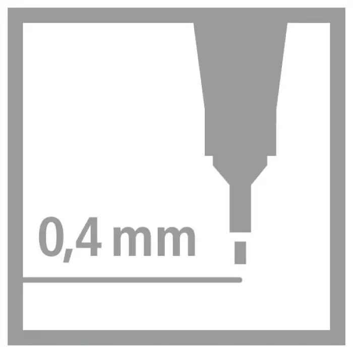 point 88 - İnce Keçe Uçlu Kalem - Mor