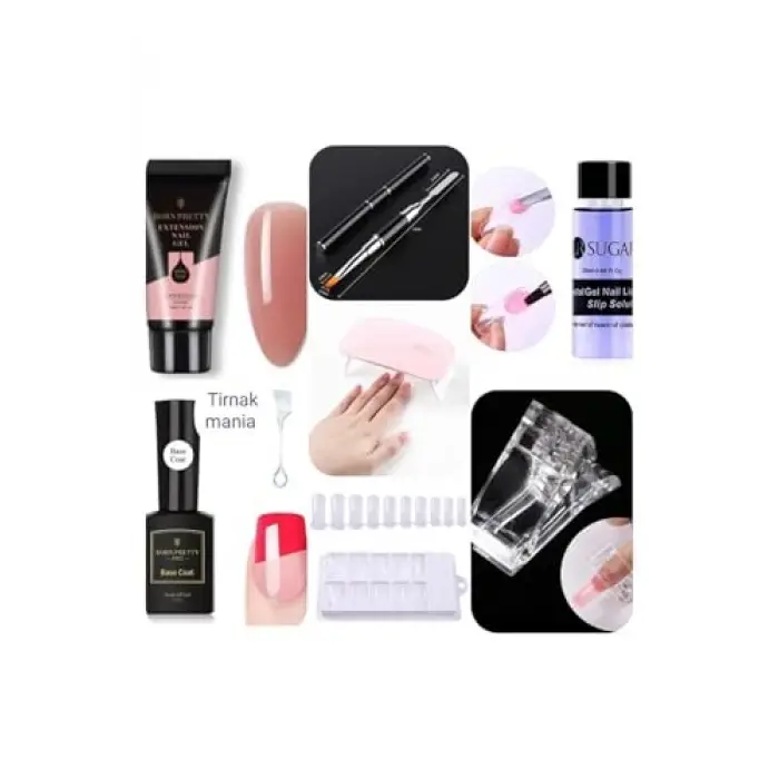 Poly Gel Klipsli Set (7 Parça) 1474-6