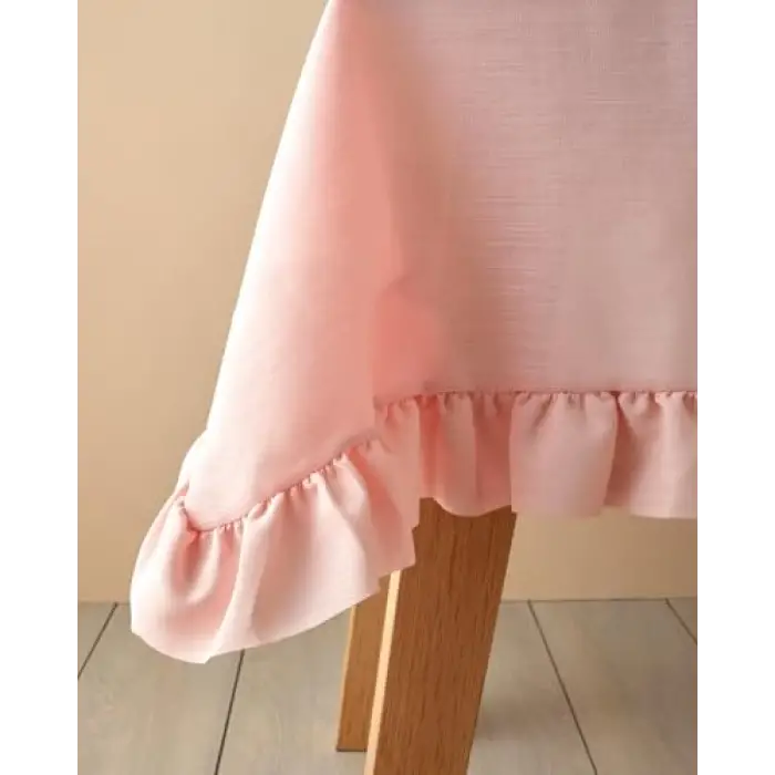 Polyester Masa Örtüsü Pembe