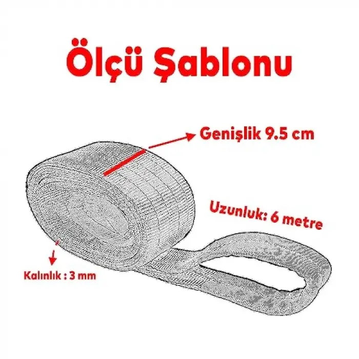 Polyester Sapan, 6 MT., 4 Ton