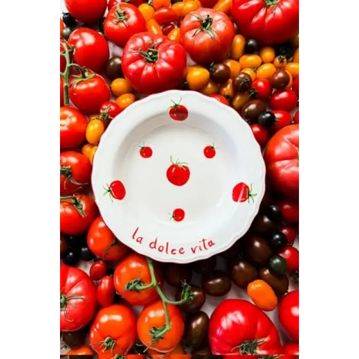Pomodoro Stoneware Yemek Tabağı Seti, 4lü, 23 cm