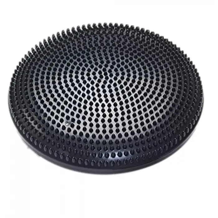 Pompalı Denge Yastığı Balance Disk Denge Pedi 33 cm Siyah