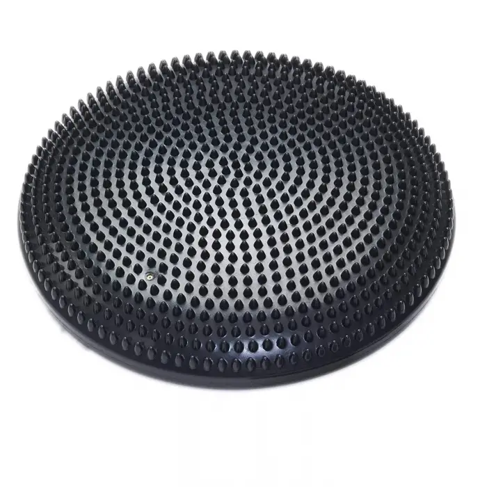 Pompalı Denge Yastığı Balance Disk Denge Pedi 33 cm Siyah
