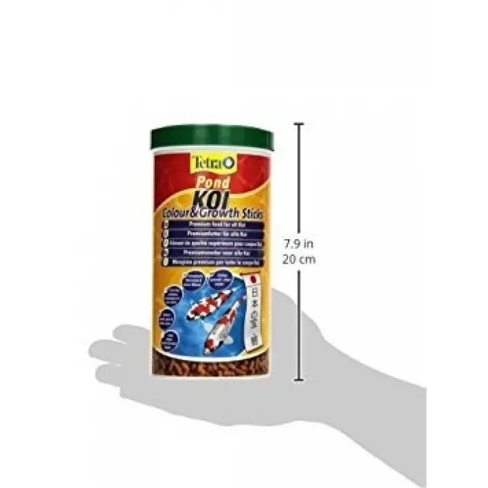 Pond Koi Sticks Colour & Growth Koi Yemi, 1 l Kutu