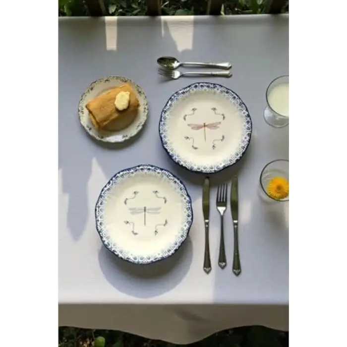 Porselen Libella 6lı Pasta Takımı