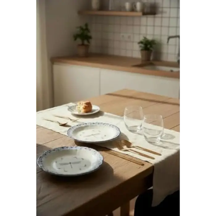 Porselen Libella 6lı Pasta Takımı