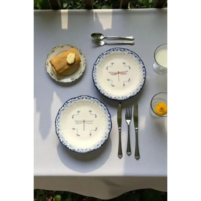 Porselen Libella 6lı Pasta Takımı