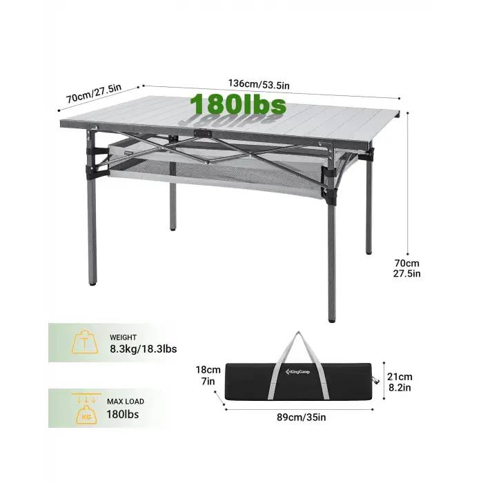 Portable Table Mesh Taşınabilir Kamp Masası