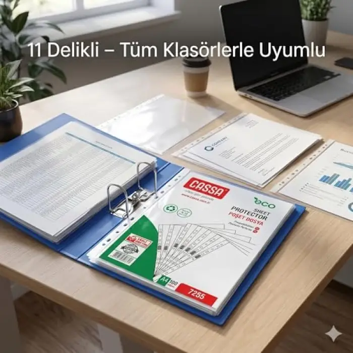 Poşet Dosya Eco 30 Mikron 100Lü Paket