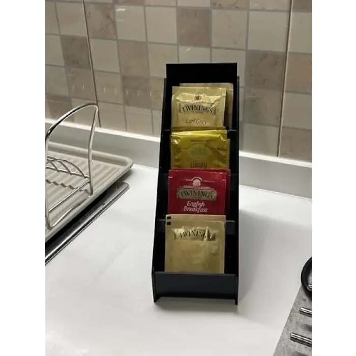 Poşey Çay Düzenleme Standı (Siyah)