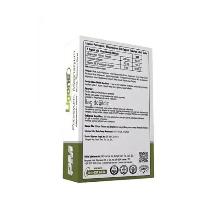 Potasyum Magnezyum 60 Kapsül