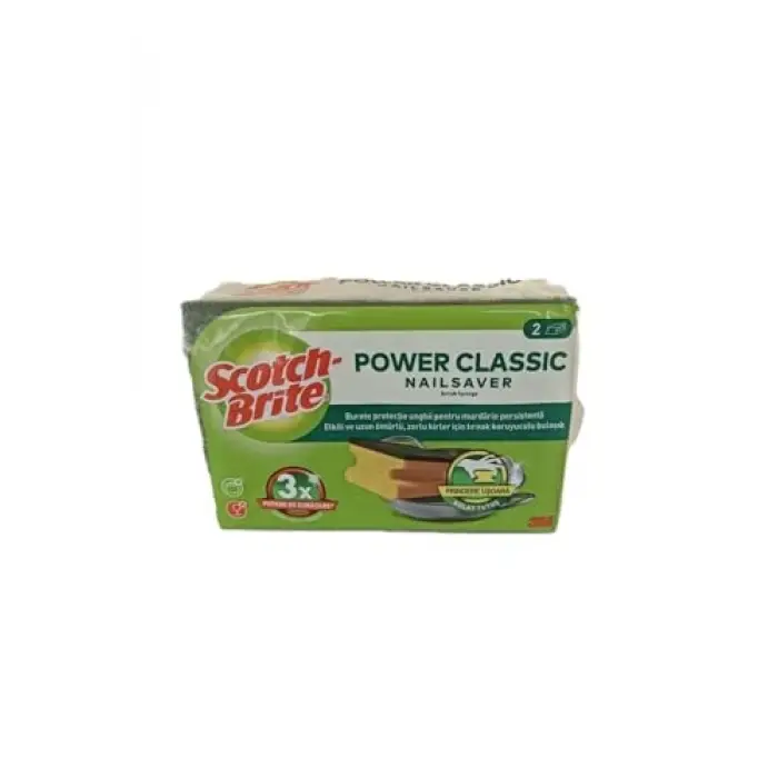 Power Classic 2li Sünger/Oluklu