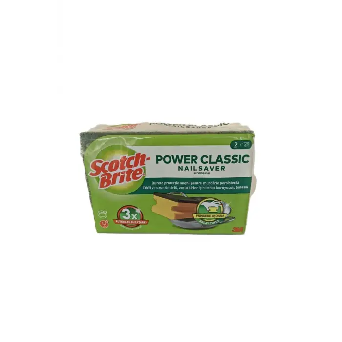 Power Classic 2li Sünger/Oluklu