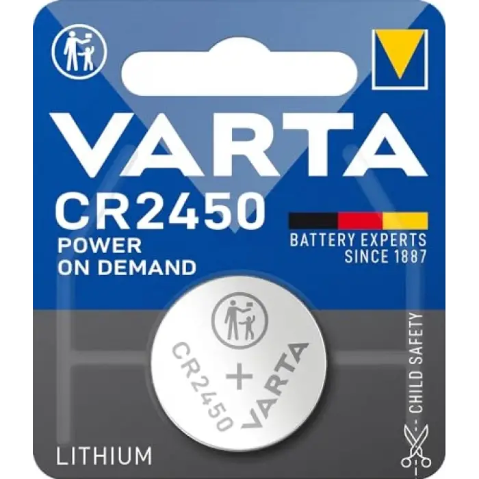 POWER ON DEMAND CR2450 Bli 1x10