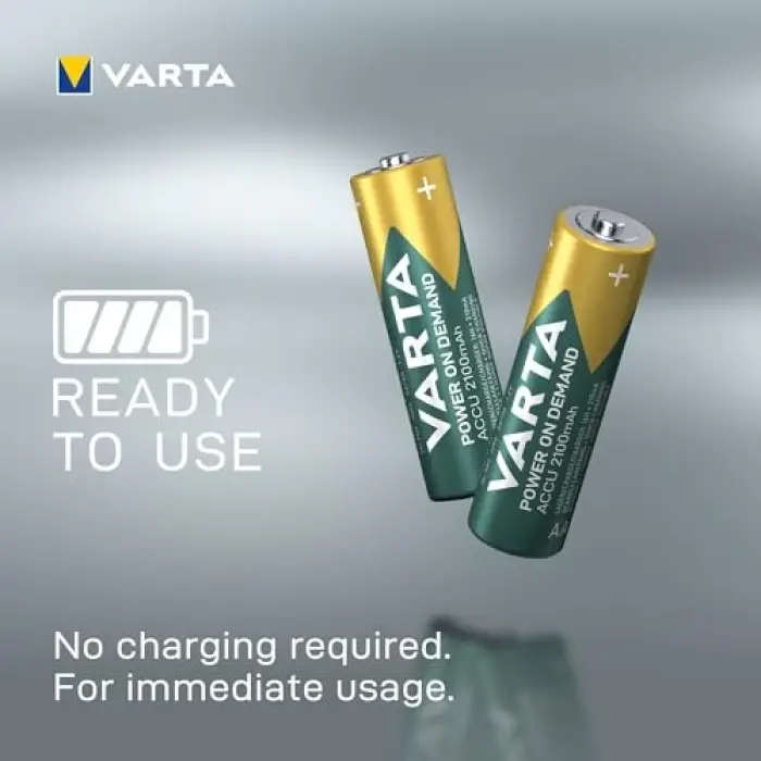 POWER ON DEMAND Rech. Power AA 2100mAh 2x8 Foil