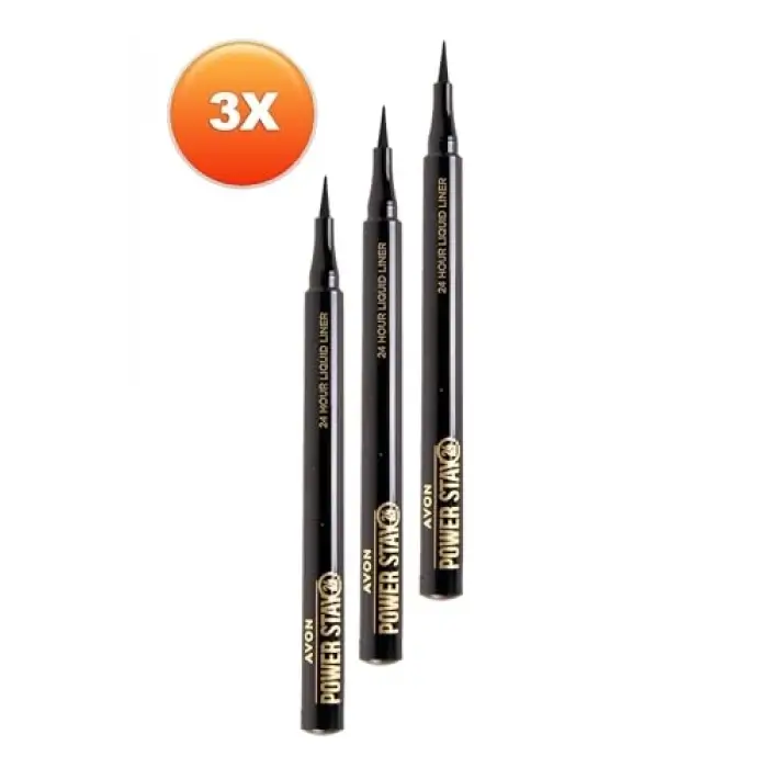 Power Stay Blackest Black likit liner üçlü set