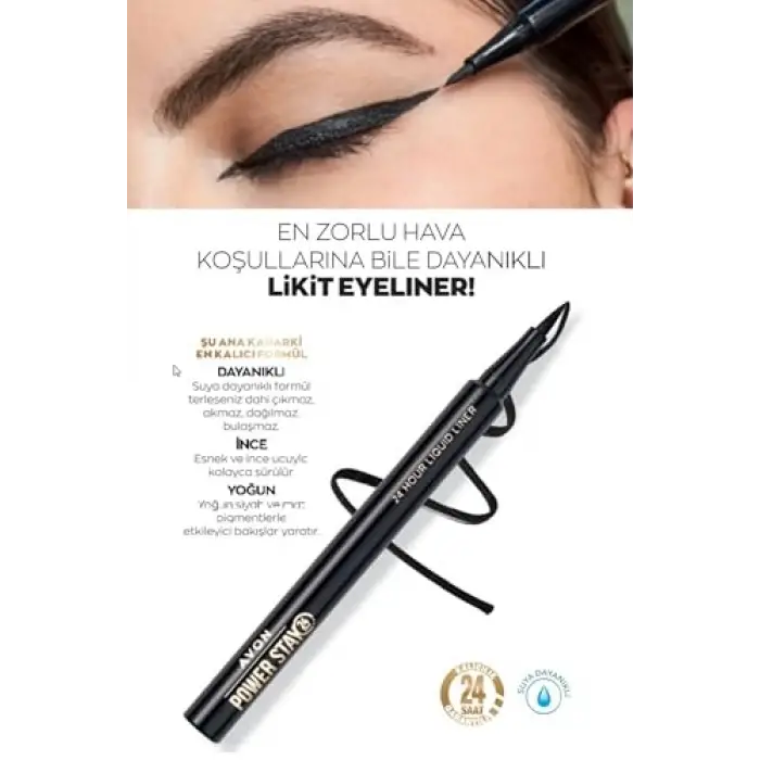 Power Stay Blackest Black likit liner üçlü set