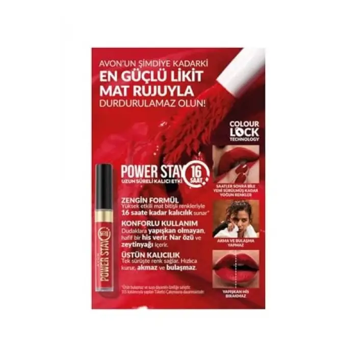 Power Stay Likit Mat Ruj - Power On Plum