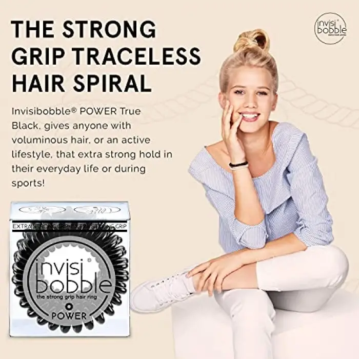 Power True Black Siyah Saç Lastiği