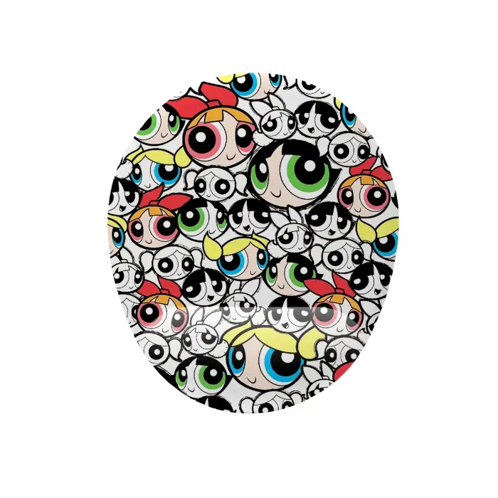 PowerPuff Desenli Bilek Destekli Mouse Pad