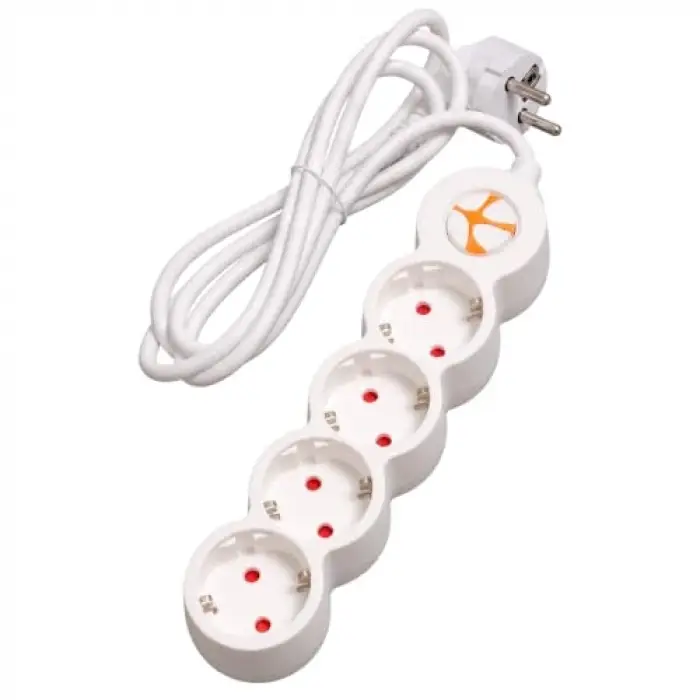 Powerstrip 4 Dörtlü Anahtarlı Grup Priz 3M