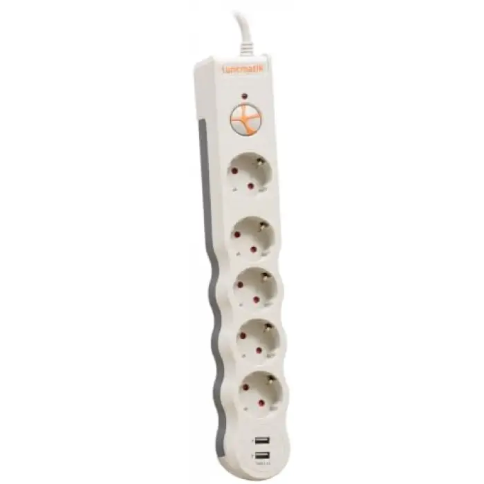Powersurge 5+ USB Girişli Akım Korumalı Priz TSK5015