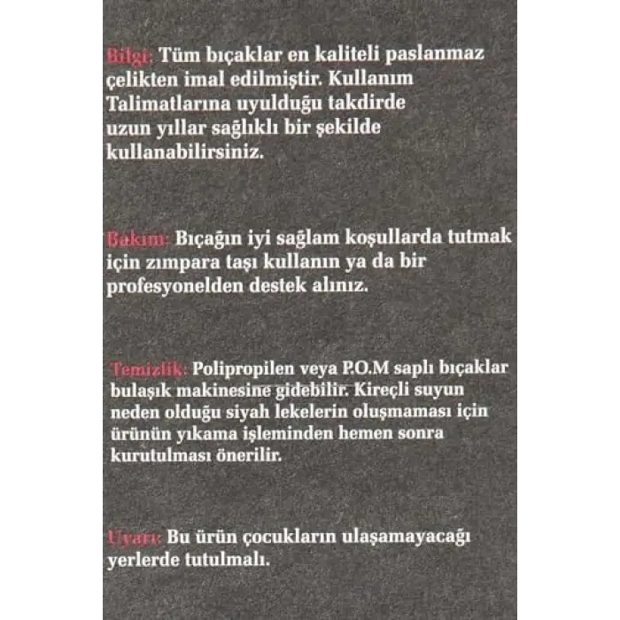 Practico Black Dilimleme Bıçağı - 11 cm