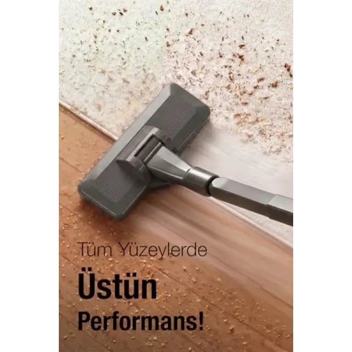 Pratic S P1200 Torbasız Dikey Süpürge - Antrasit