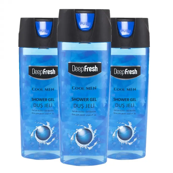 Pratik Kapaklı Duş 500 ml 3 Adet (Cool Men)