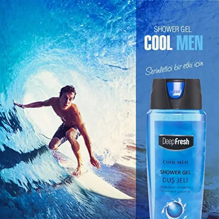 Pratik Kapaklı Duş Jeli Cool Men 500 ml