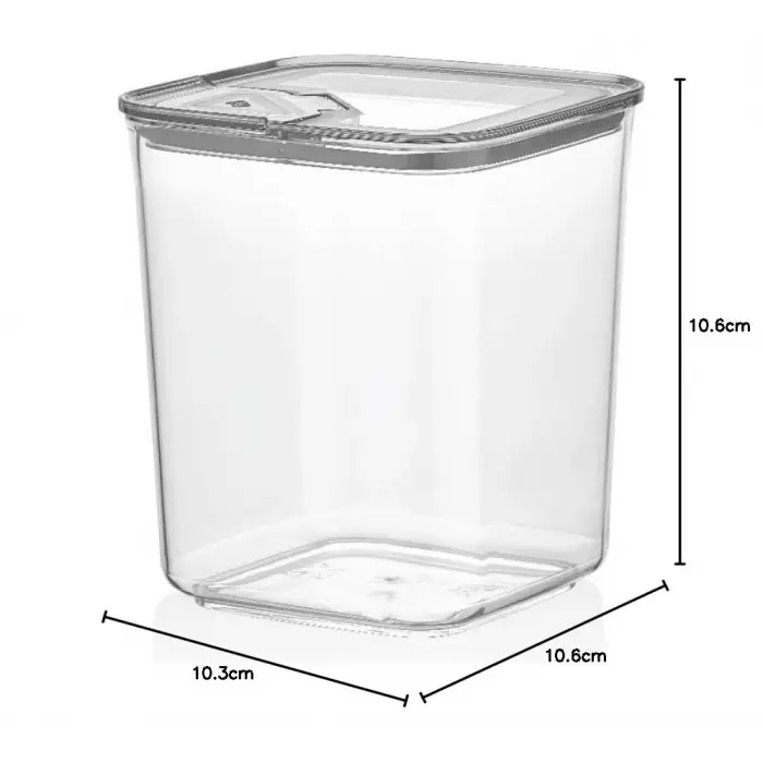 Pratik Kare Saklama Kabı, 3X700 Ml