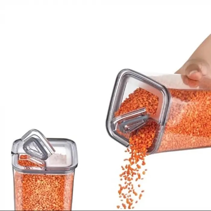 Pratik Kare Saklama Kabı, 3X700 Ml