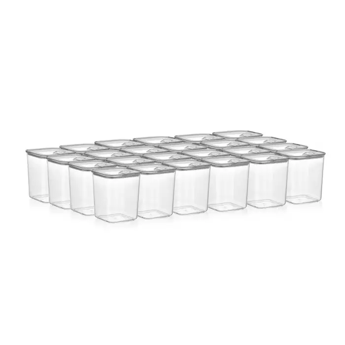 Pratik Kare Saklama Kabı, 3X700 Ml